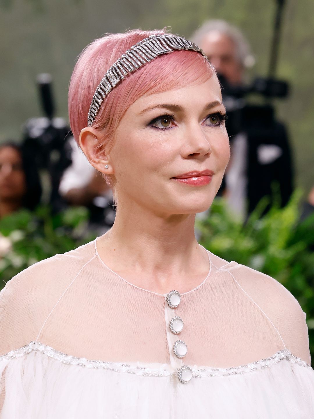 Michelle Williams attends the 2024 Costume Institute Benefit for "Sleeping Beauties: Reawakening Fashion" at The Metropolitan Museum of Art