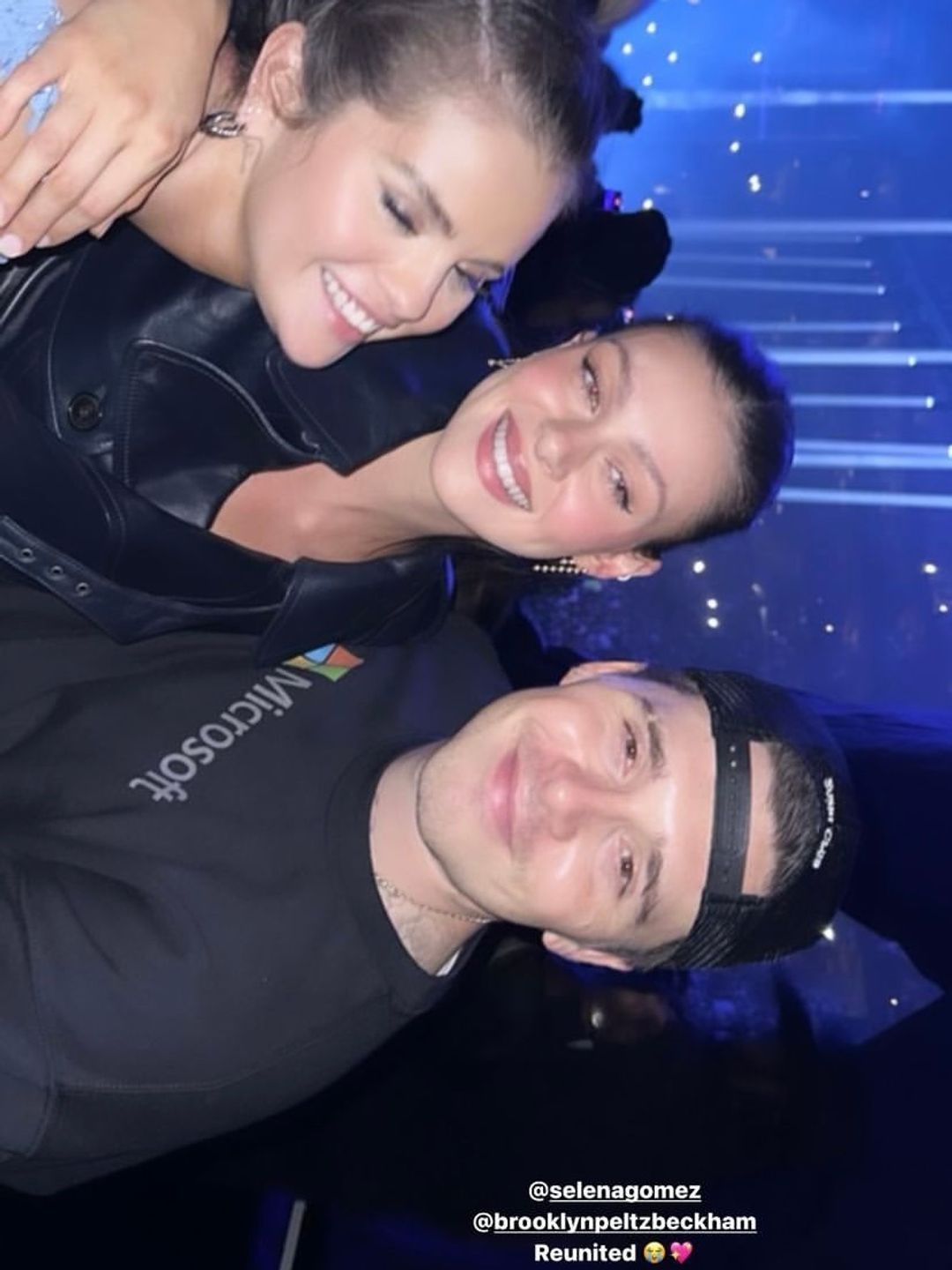 Nicola Peltz and Brooklyn Beckham reuniting with their close friend Selena Gomez 