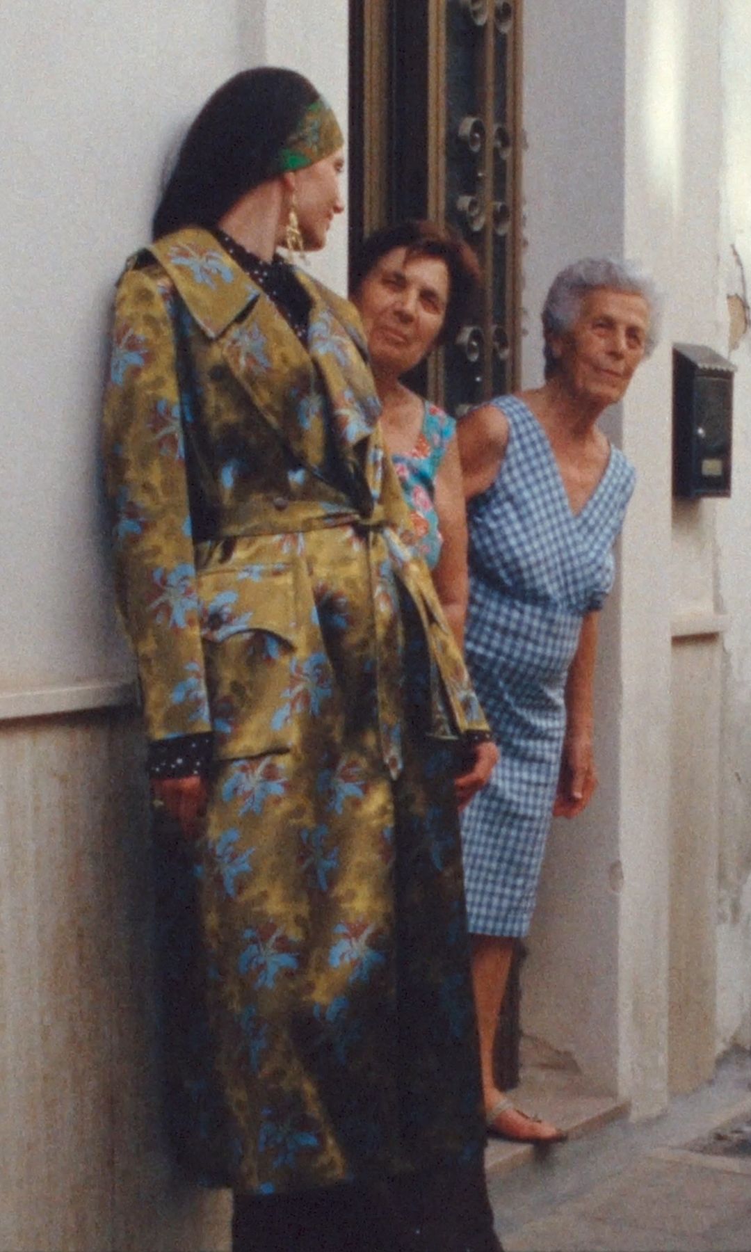 wmen in printed outfits