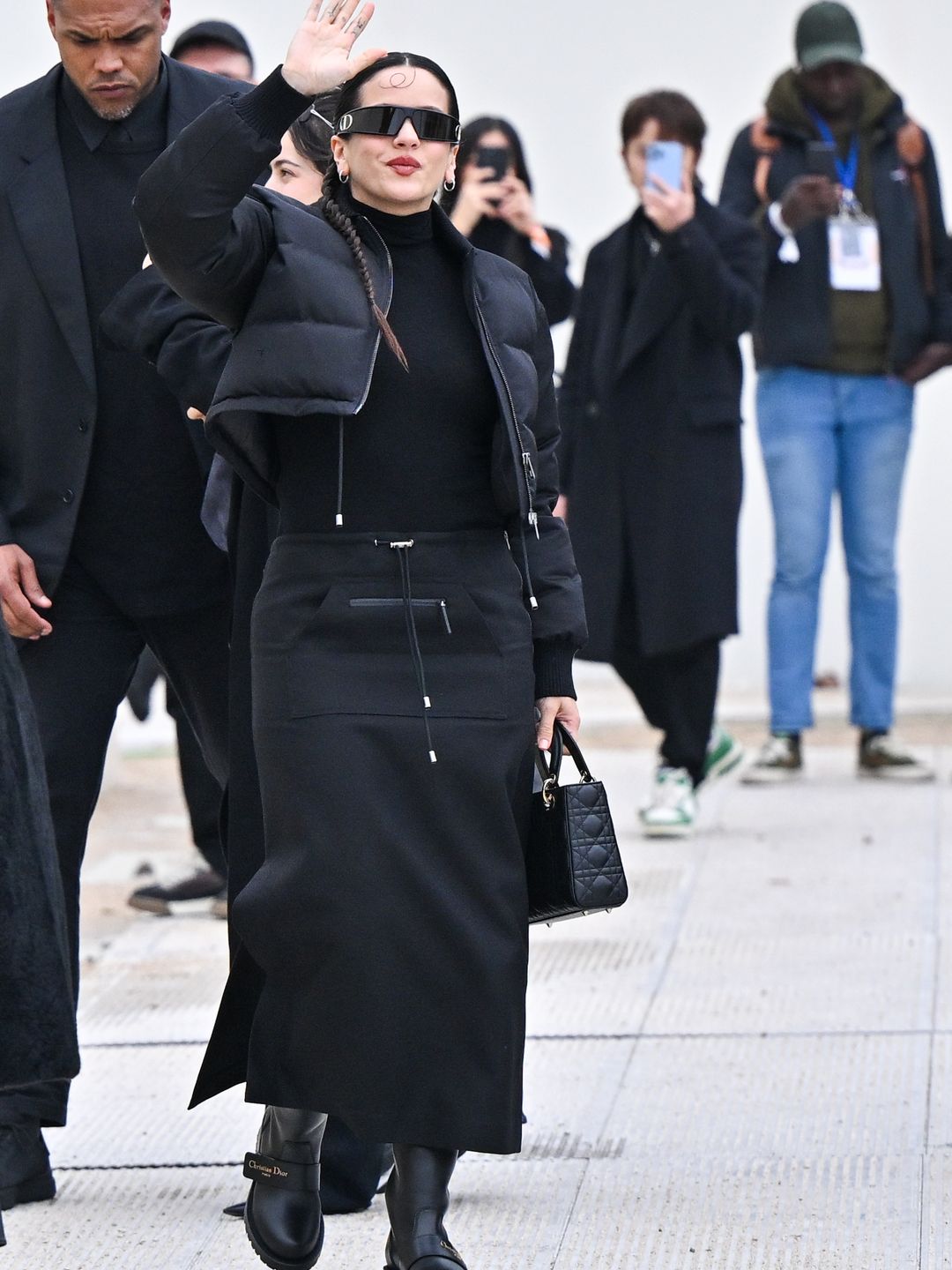 Rosalia attends the Christian Dior Womenswear Fall/Winter 2024-2025 show as part of Paris Fashion Week