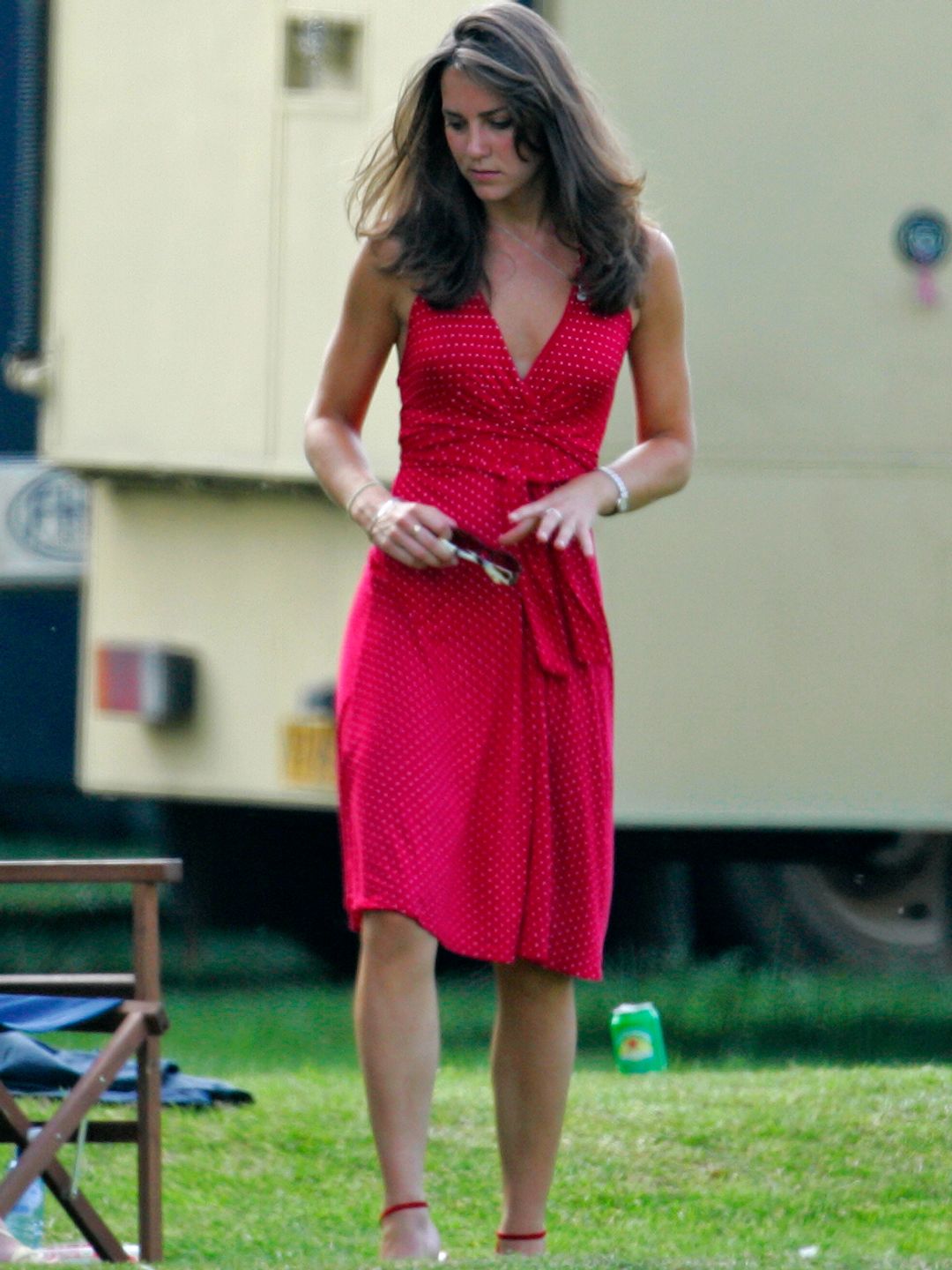Princess Kate in a red dress