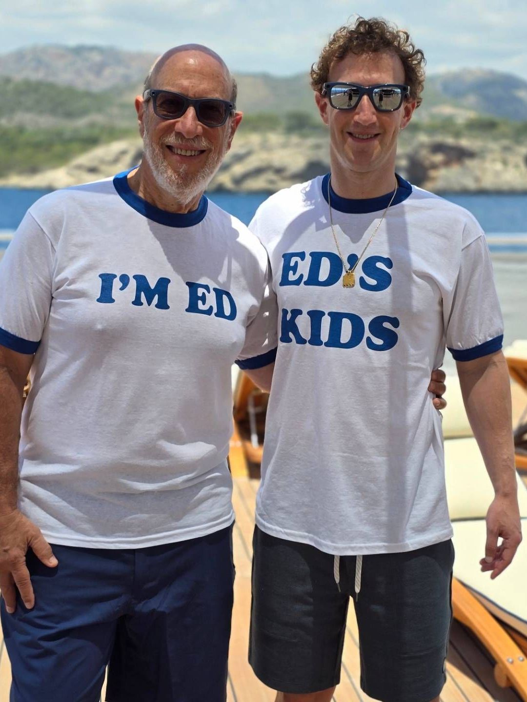 mark zuckerberg on boat