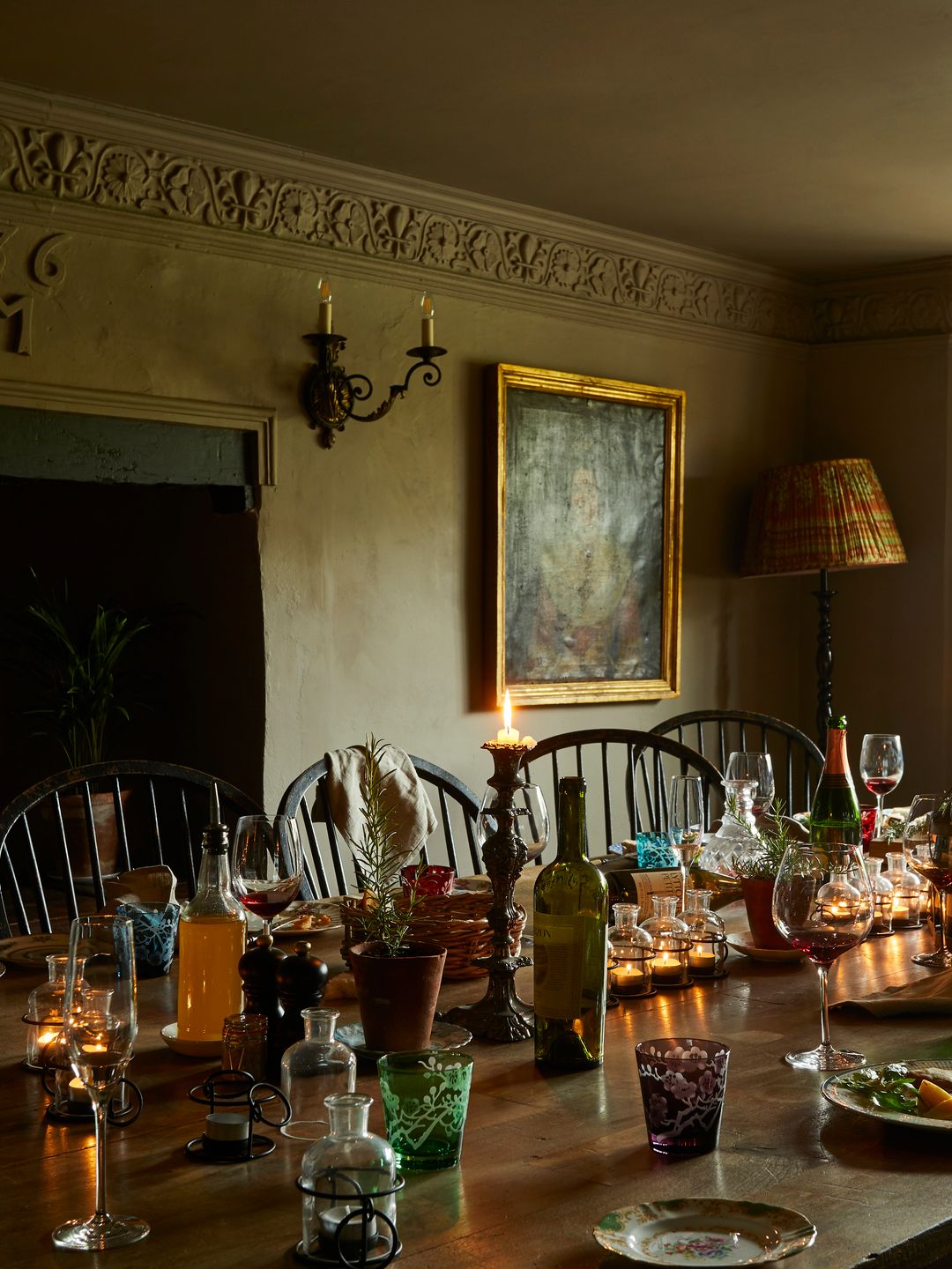 The dining room at The Pig Hotel