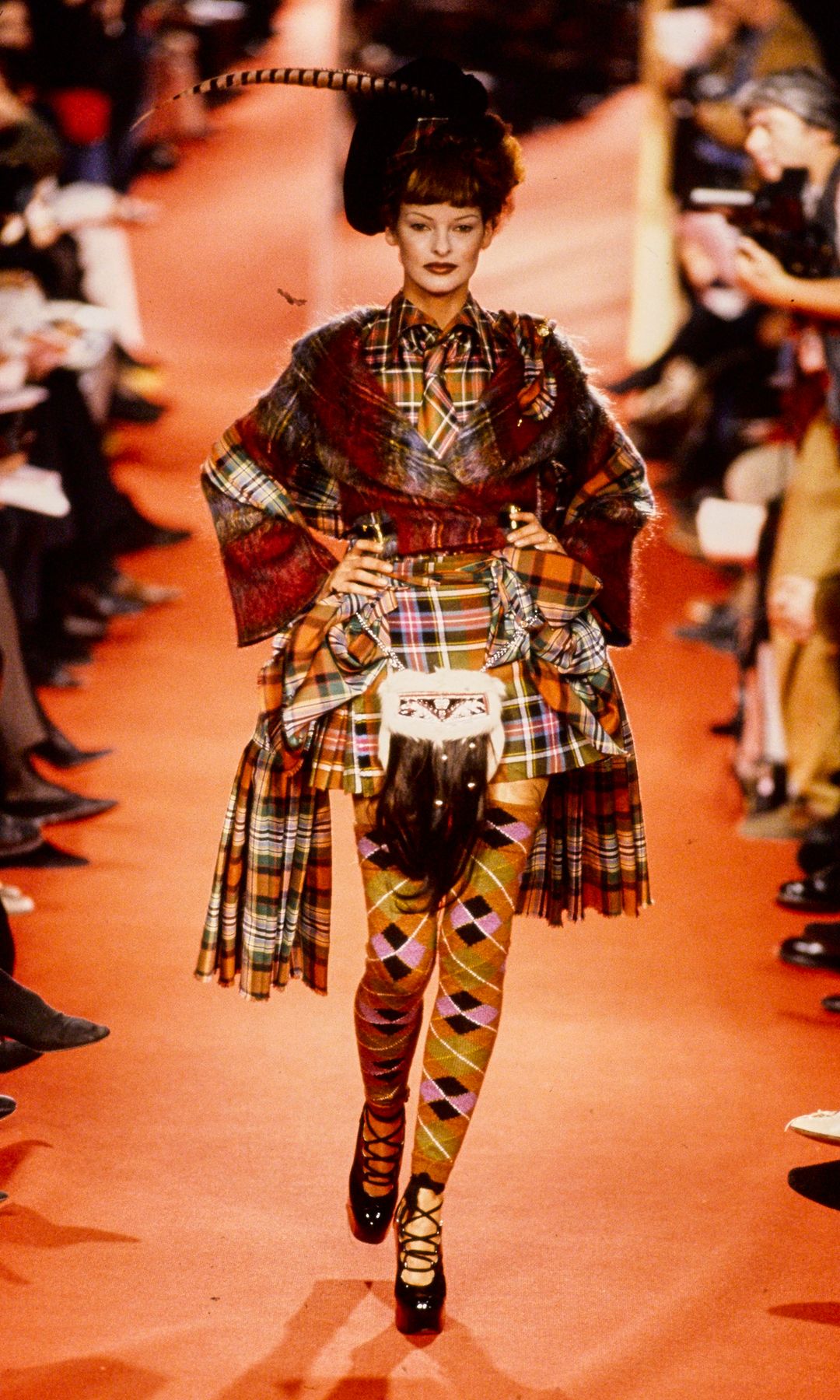 Vivienne Westwood Fall 1993 RTW runway show. 