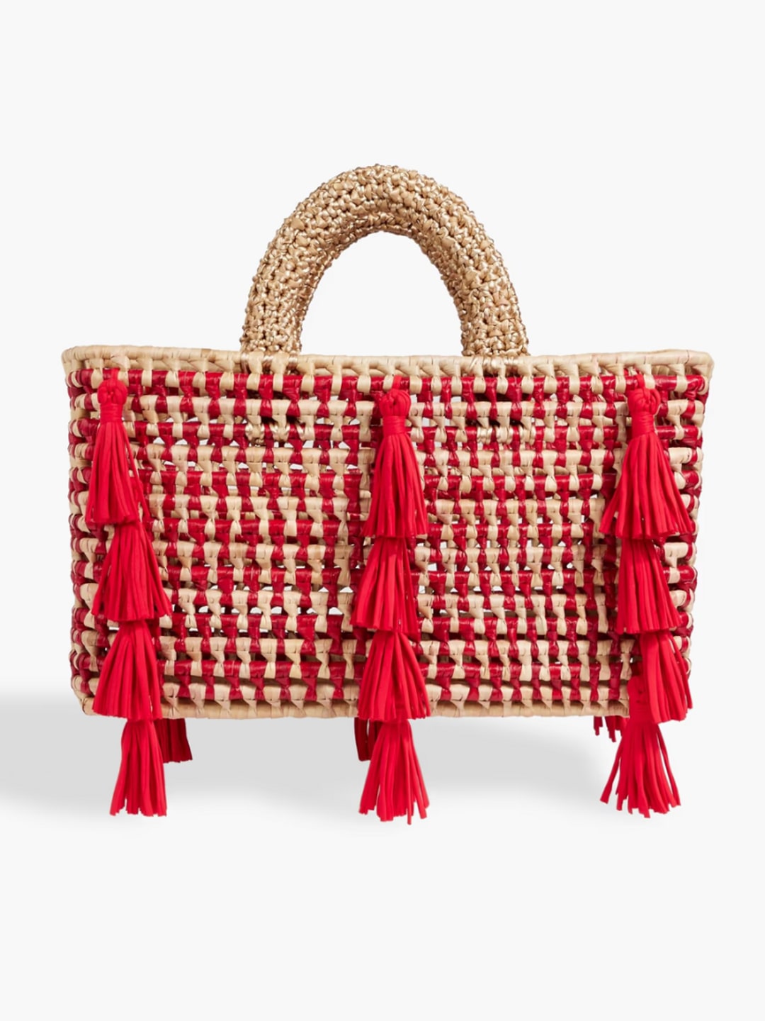Catarina Mina red tassel bag 