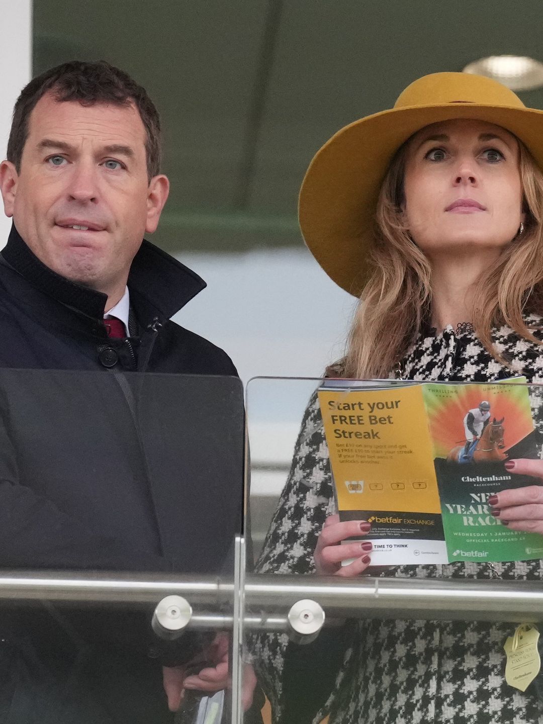 couple at races