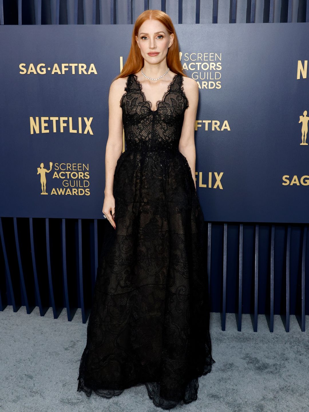 Jessica Chastain attends the 30th Annual Screen Actors Guild Awards