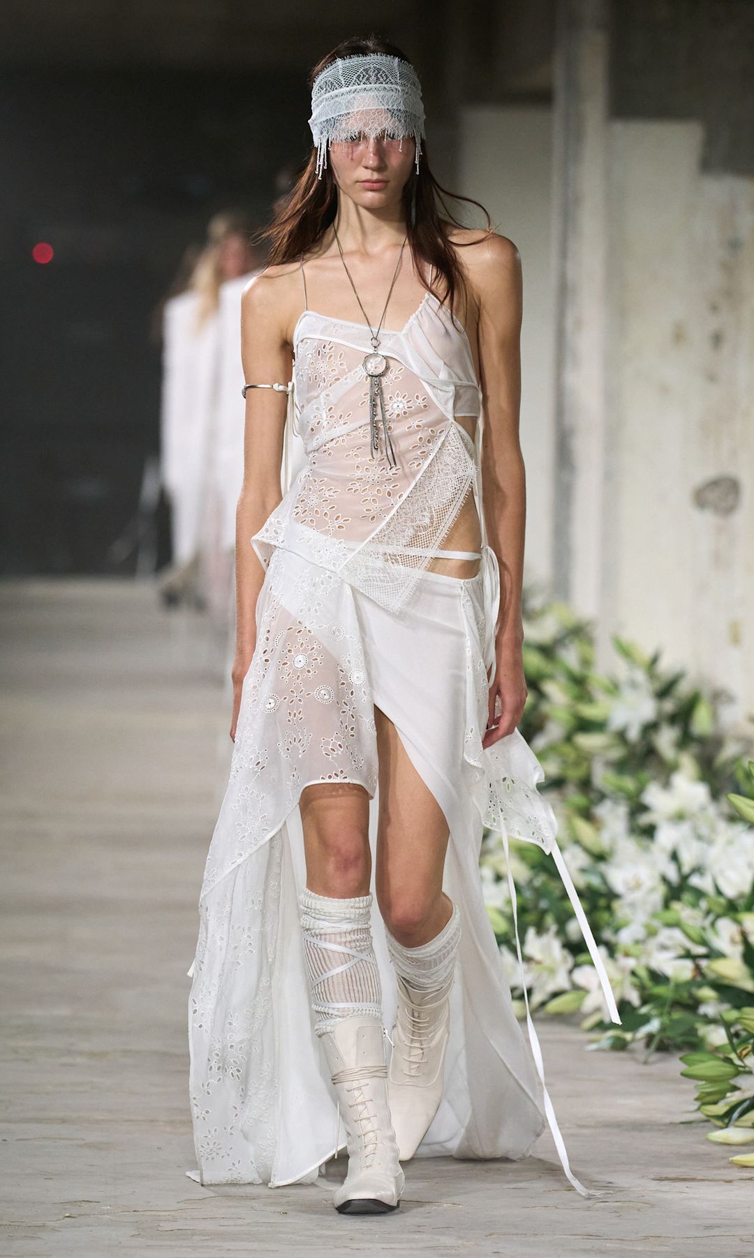 Demeulemeester SS25 runway look 