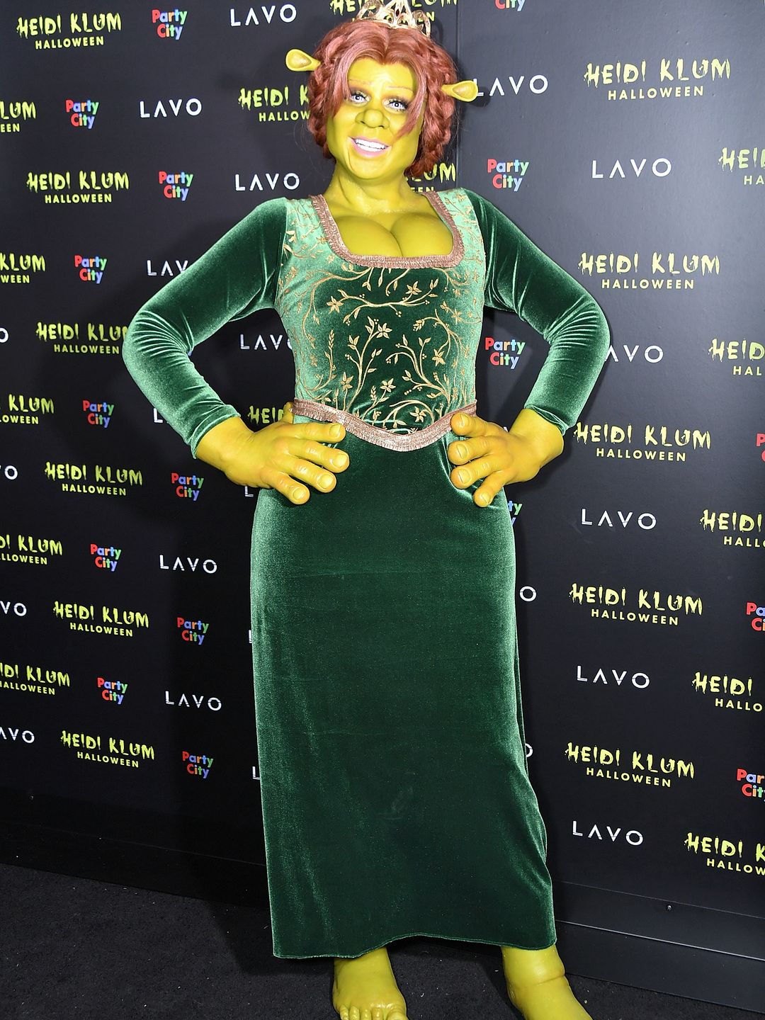 Heidi Klum as Princess Fiona from Shrek