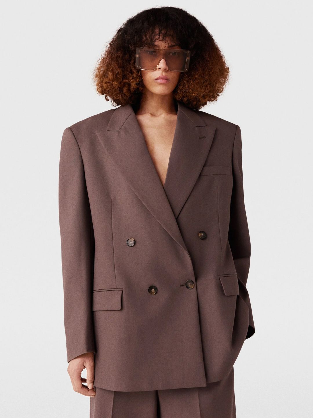 Stella McCartney brown jacket & trousers set