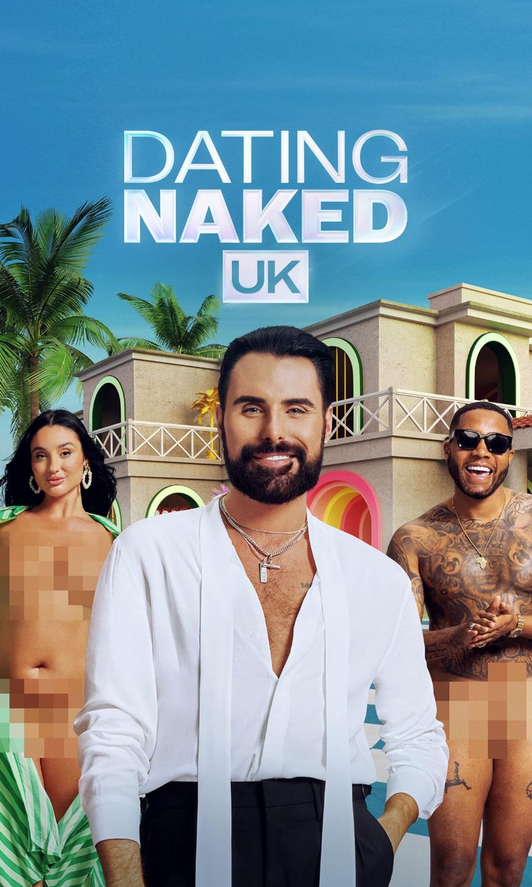 Rylan Clark presents the reality show in which singletons, quite literally, date naked