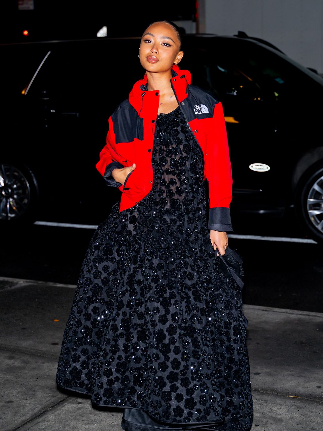 Griff attends the 40 Years of The North Face Mountain Jacket dinner on February 27, 2025 in New York City.
