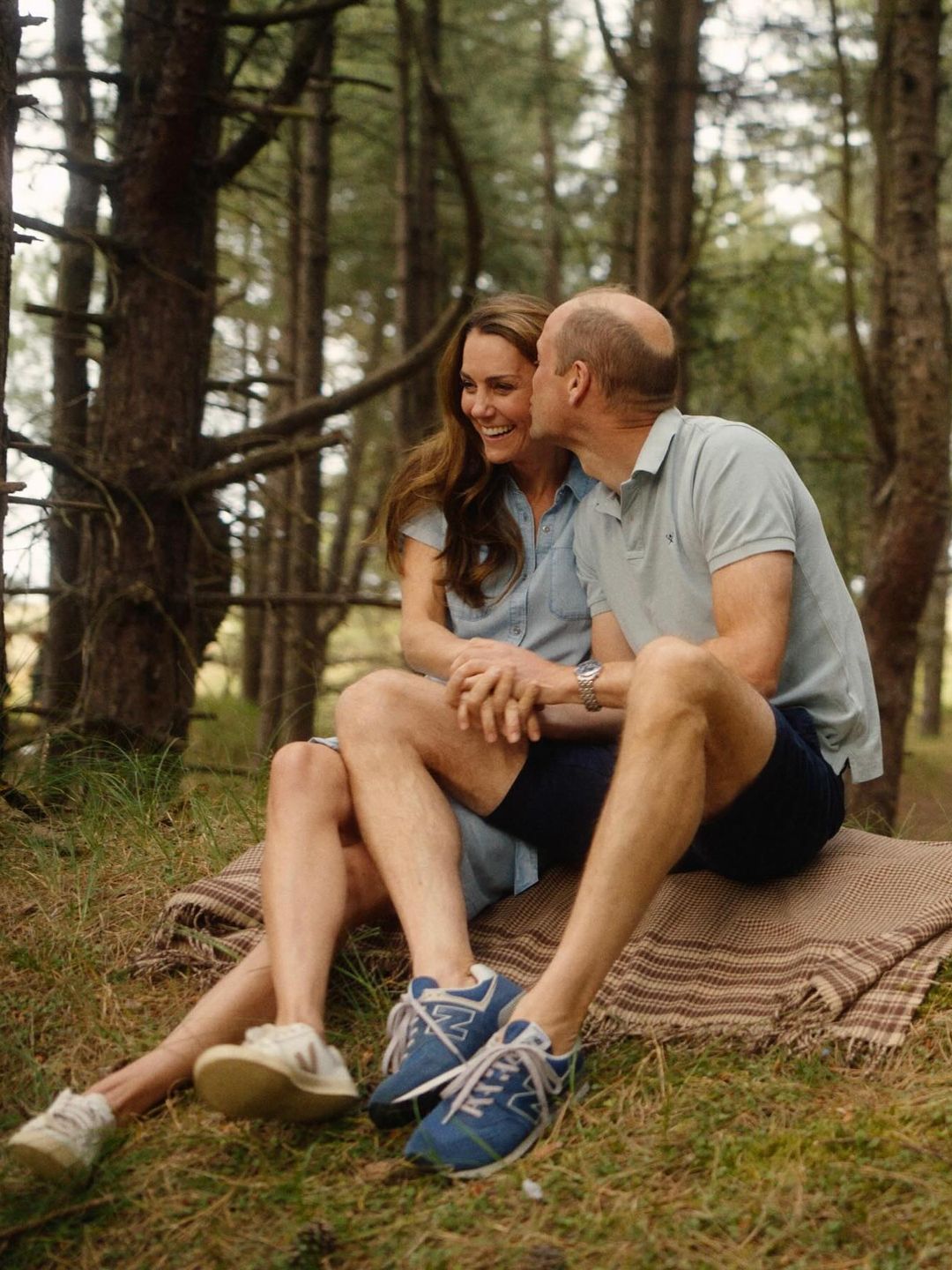 William kissing Kate in woods