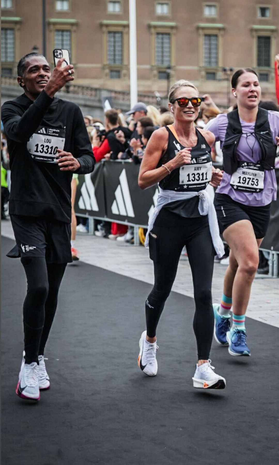 The duo wore matching fits