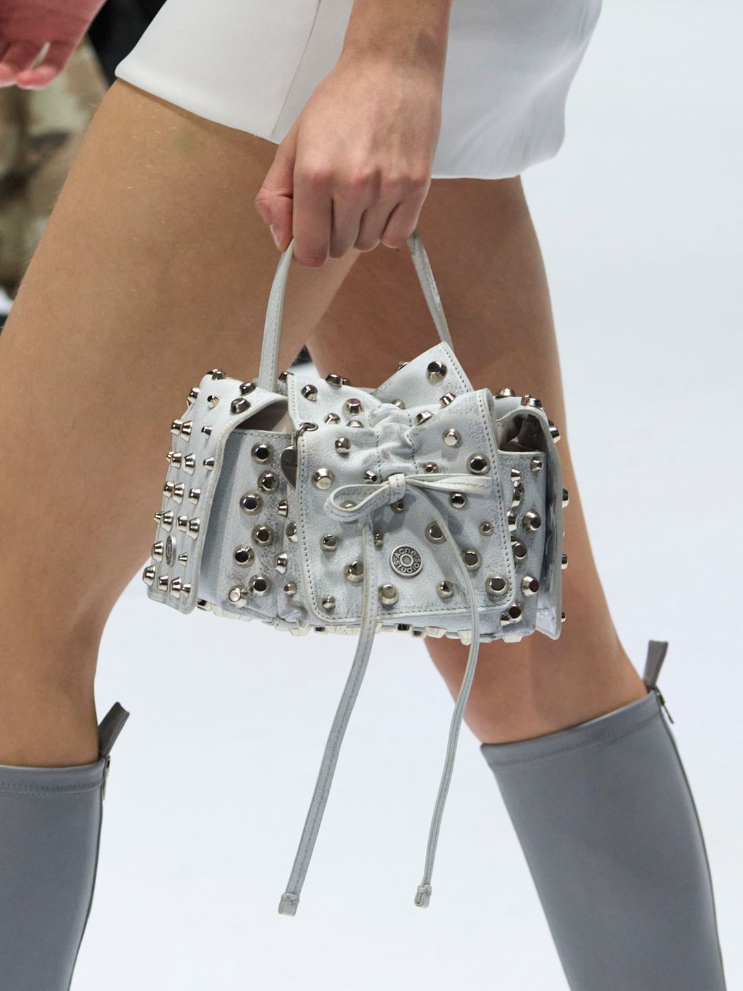 This studded style was spotted on Acne Studios AW24 runway