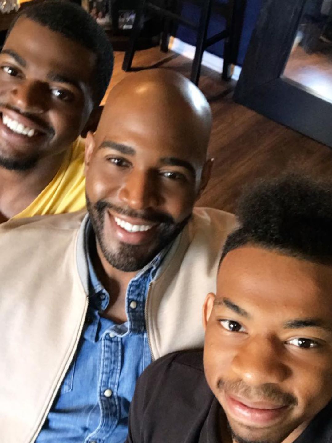 Karamo Brown and his two sons