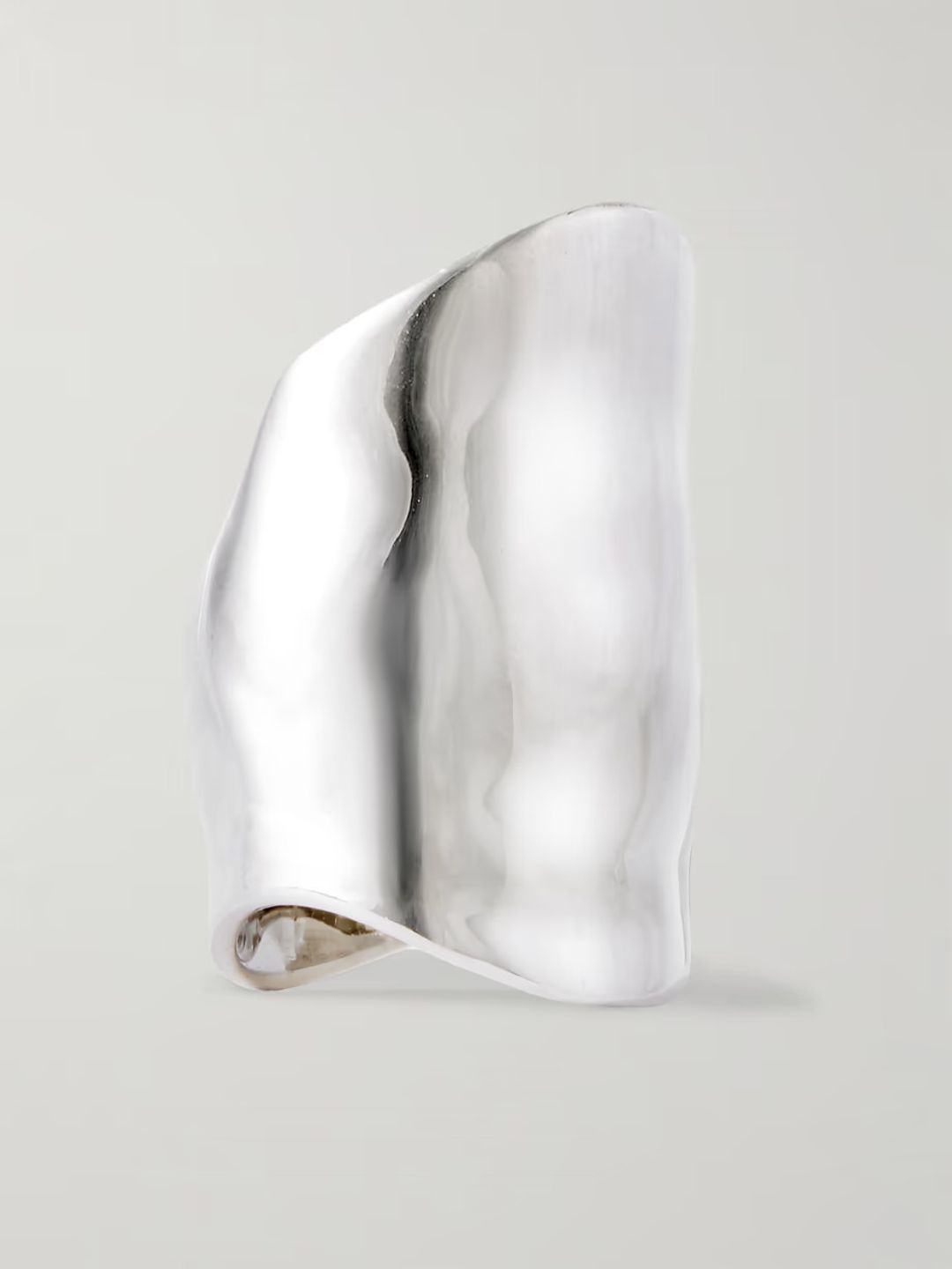 Silver abstract shape ring from Sophie Buhai