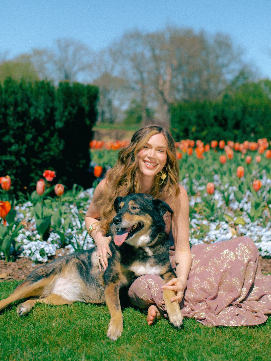 Joss Stone with her dog Maggie