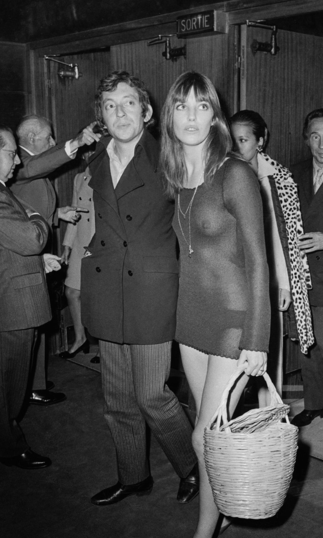 Serge Gainsbourg and Jane Birkin in 1969, France