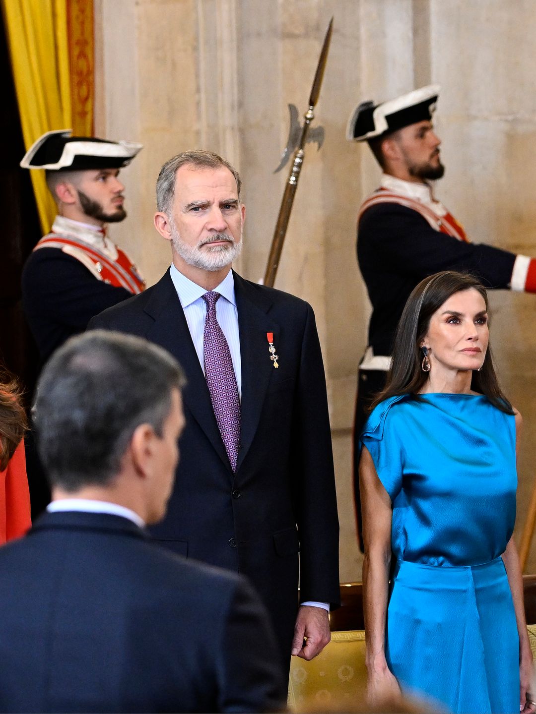 spanish royals inside palace