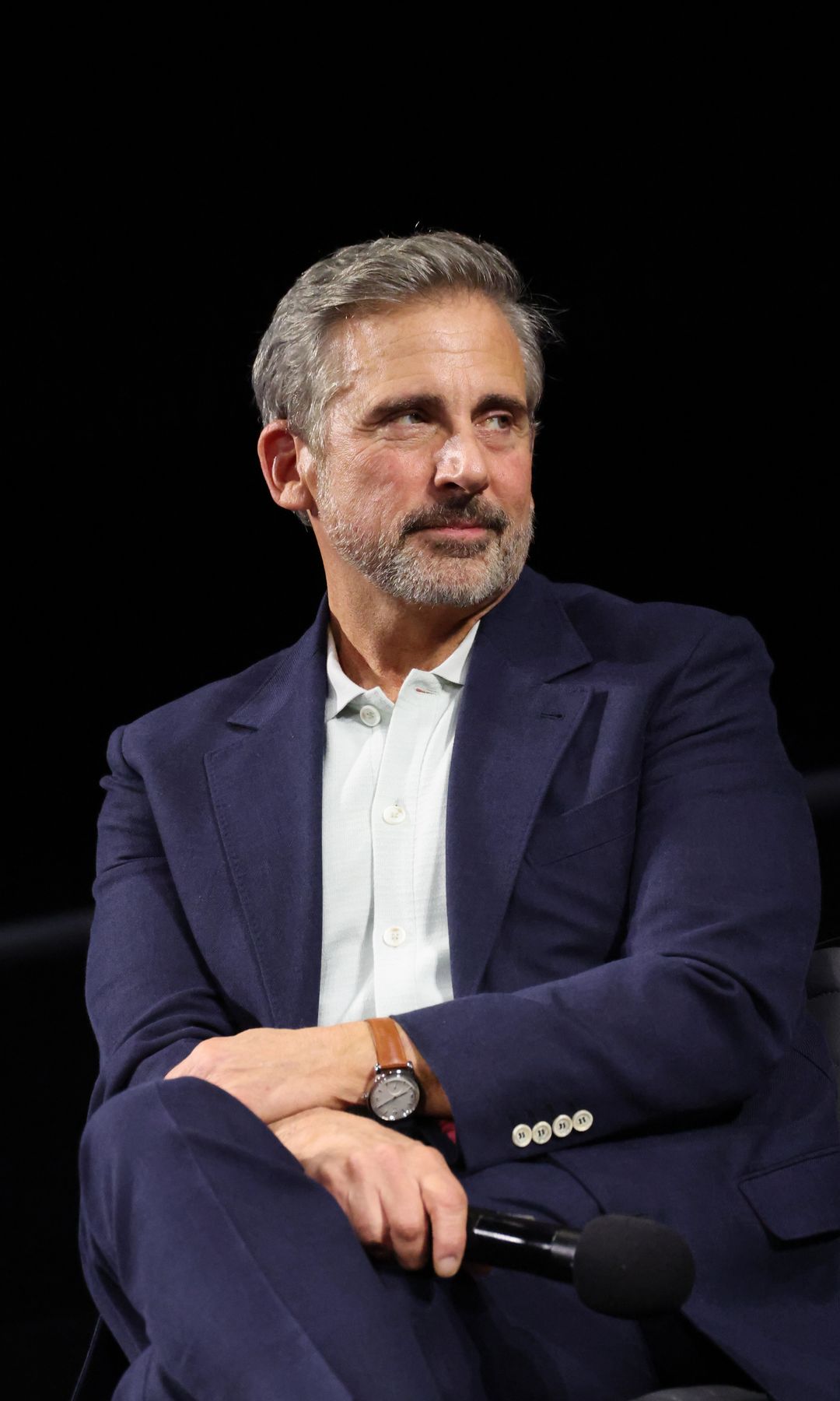 Steve Carell in a blue suit