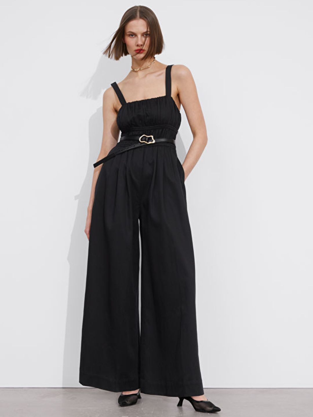 & Other Stories Wide Sleeveless Jumpsuit 