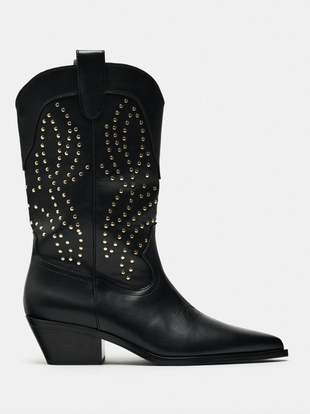 Studded cowboy boots