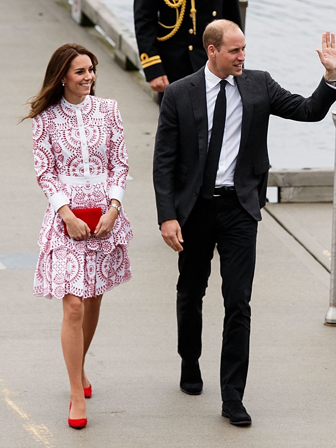 kate middleton red heels