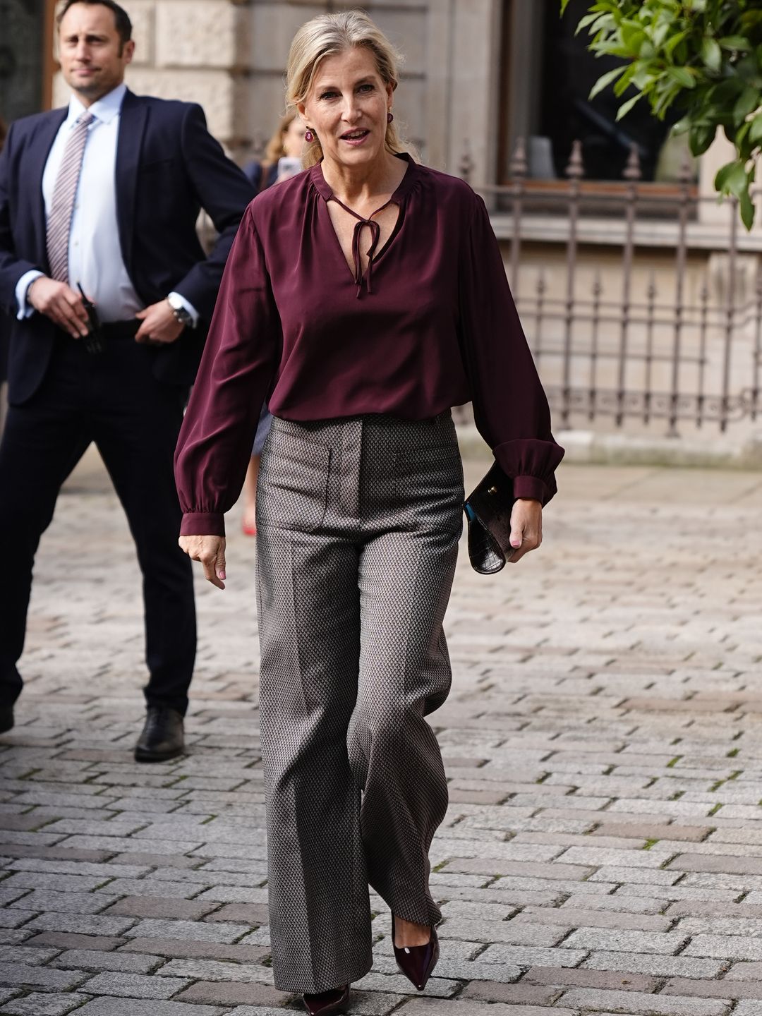 The Duchess of Edinburgh attended the British Fashion Council event at Burlington House in London