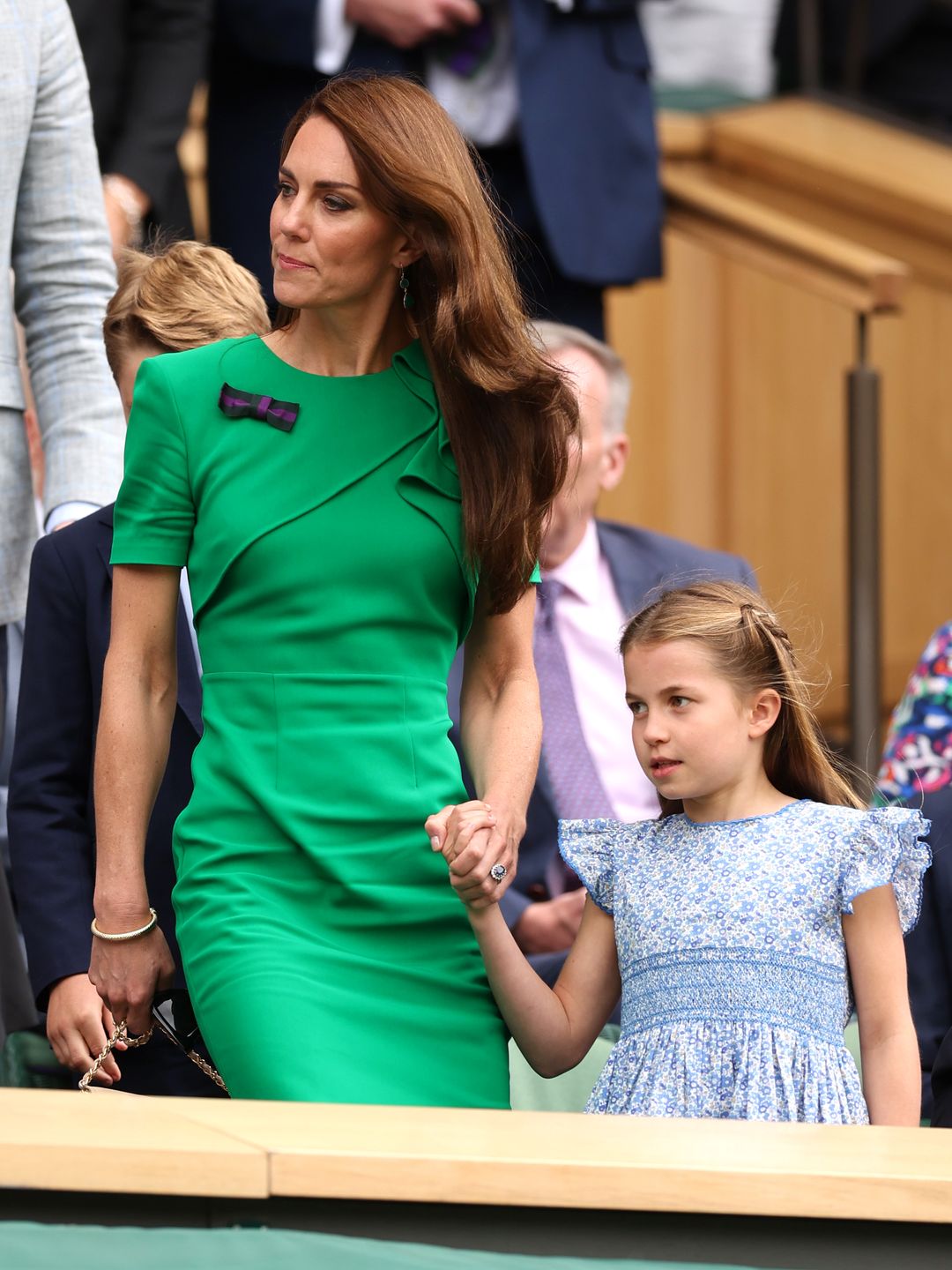 Princess Kate held her daughter's hand at Wimbledon