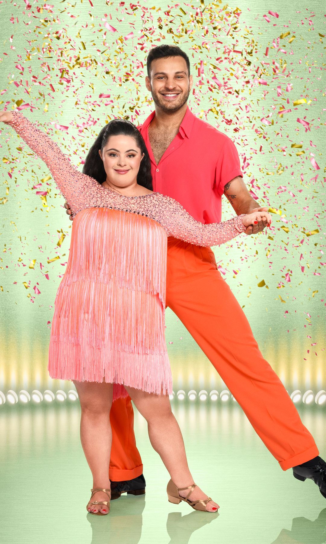 Ellie Goldstein and Vito Coppola in Strictly Come Dancing