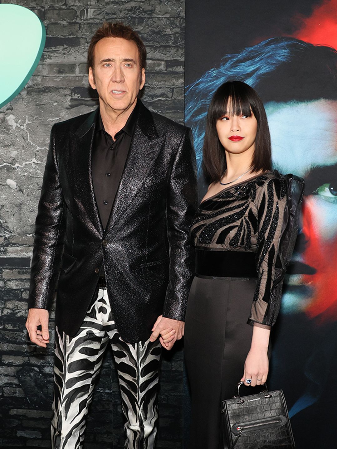 Nicolas Cage and fifth wife Riko Shibata at the Renfield premiere