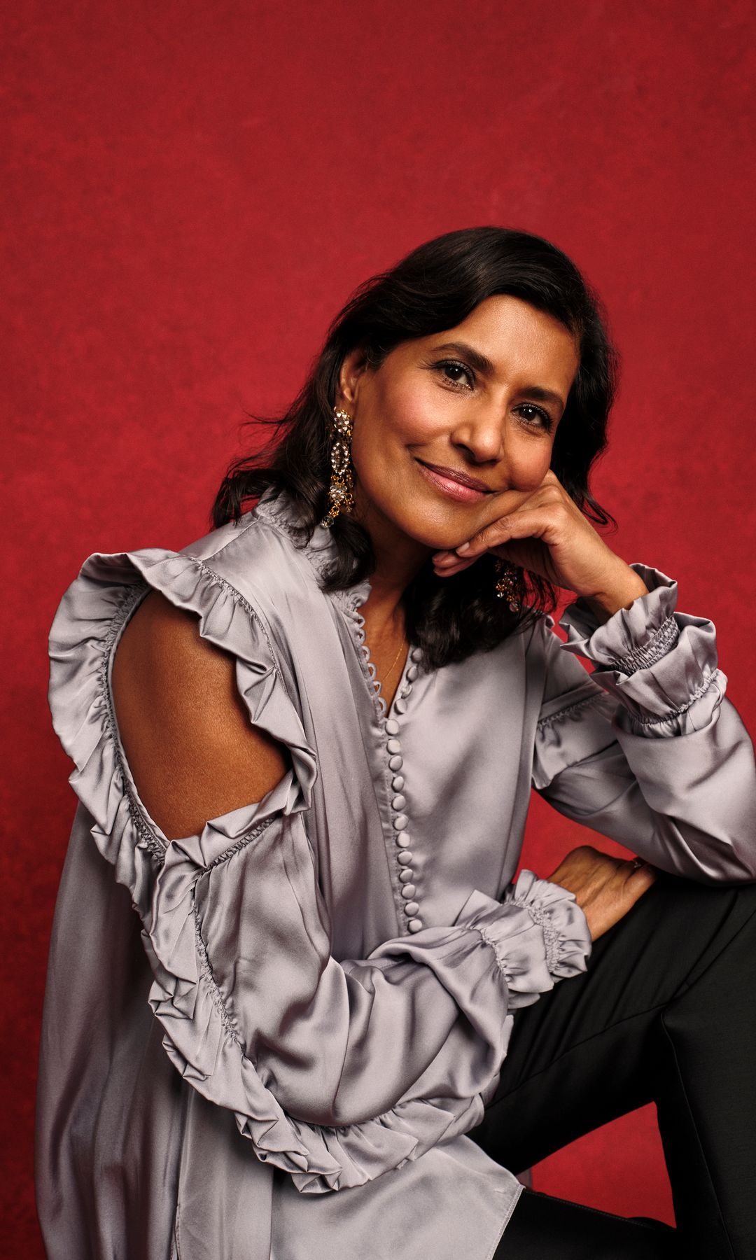 Ruby Hammer posing for HELLO!'s Power List party in London