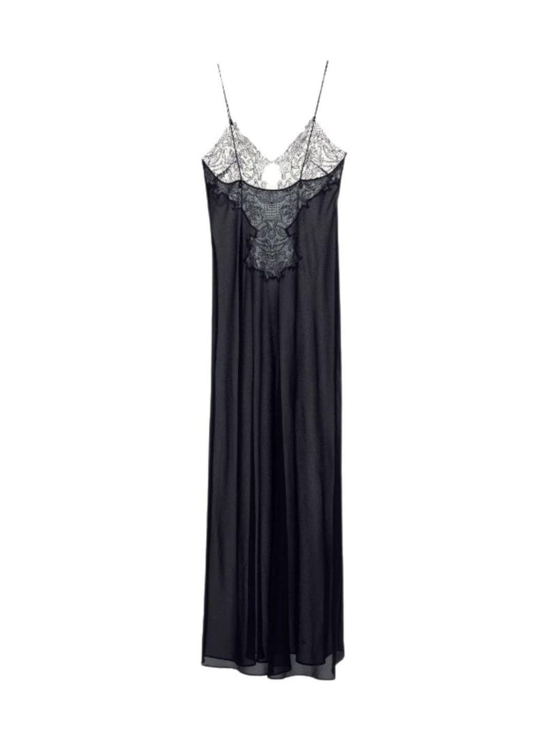 Lace Georgette Dress - Zara 