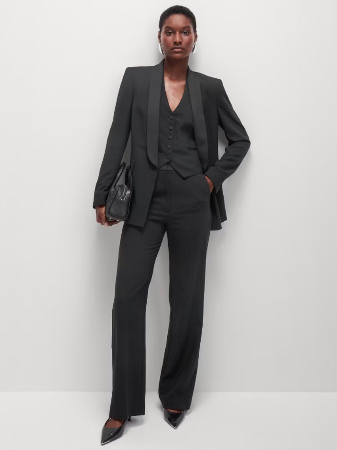 M&S Relaxed Fit Tailored Blazer & Trousers