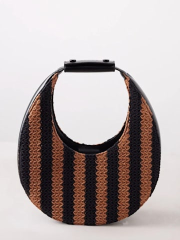 Moon Raffia Stripe Handbag - Staud 