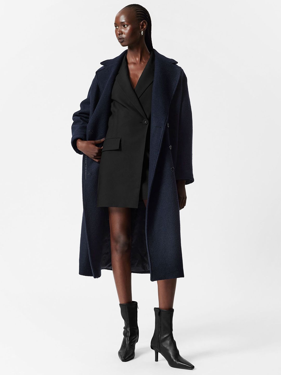 Voluminous Wool Coat