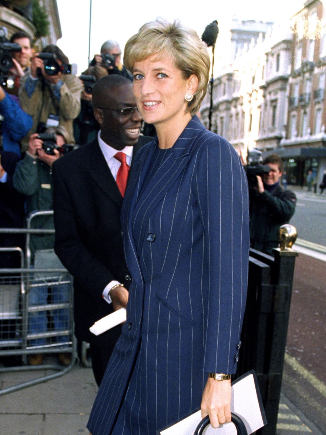 Princess Diana pinstripe suit 