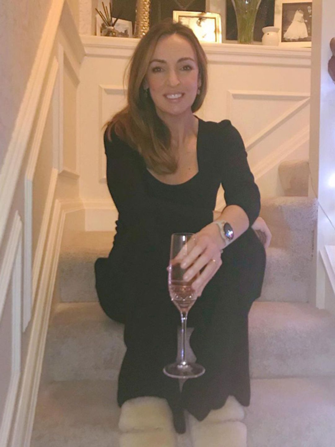Sally Nugent has a framed wedding picture displayed on her windowsill at home
