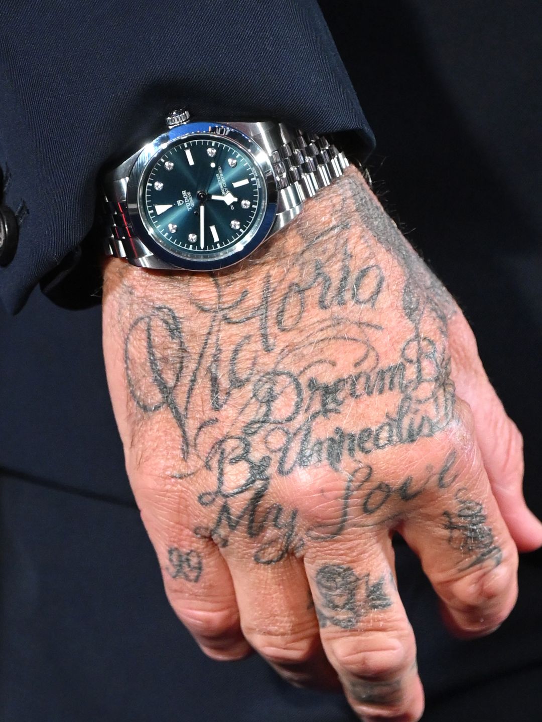 david beckham's hand tattoos 