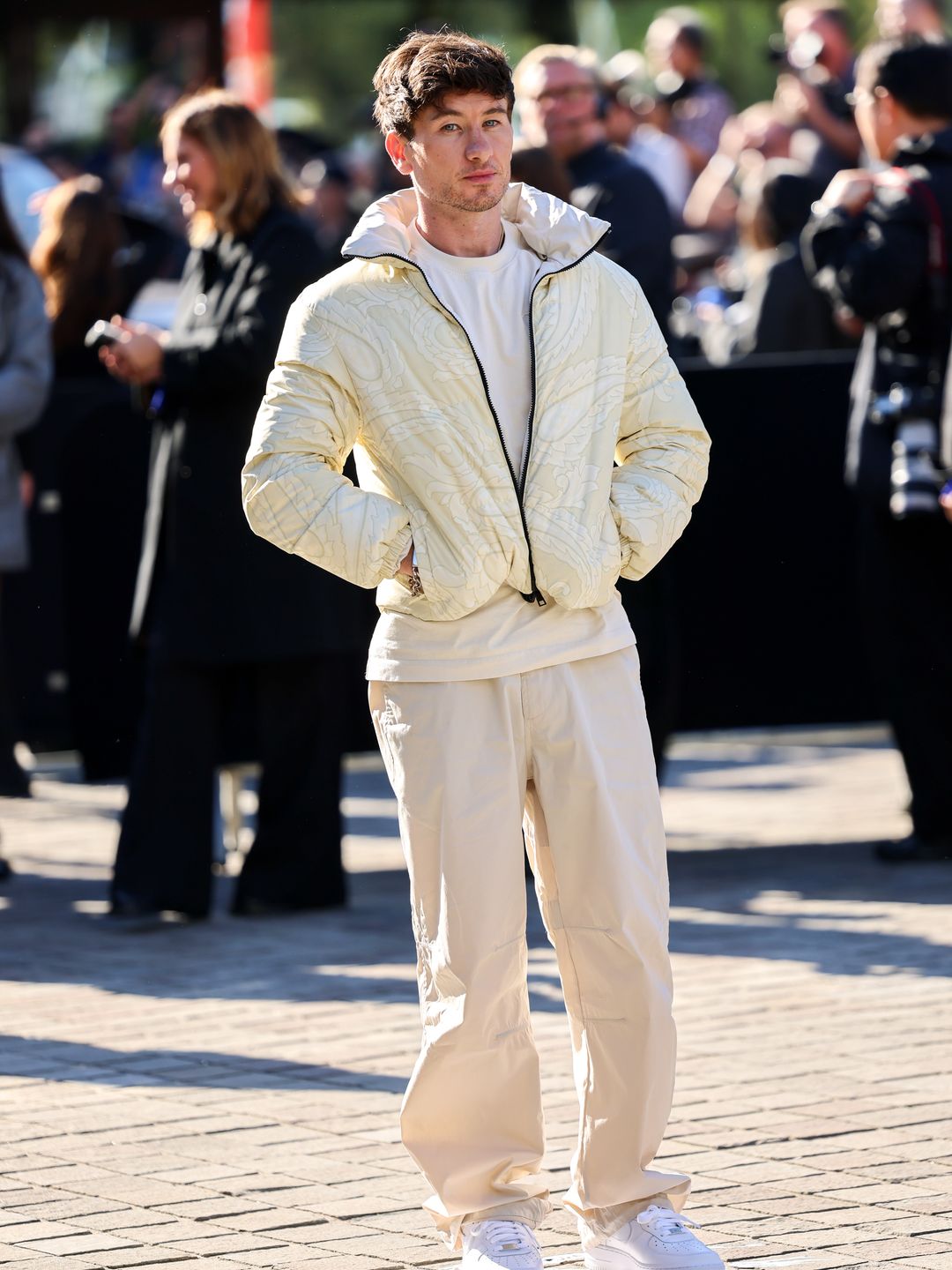 Barry Keoghan at Burberry 