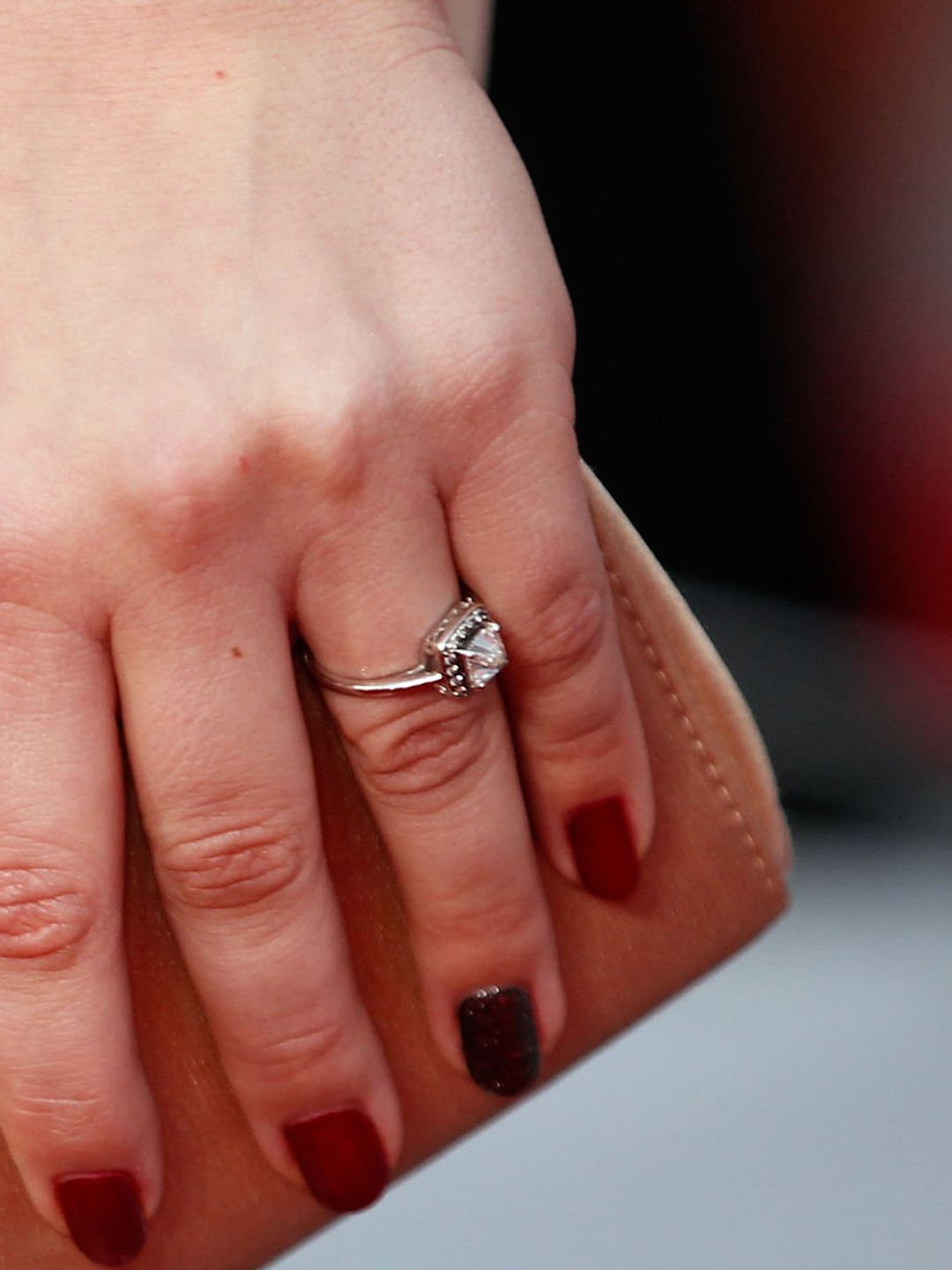 Kaley Cuoco's diamond ring