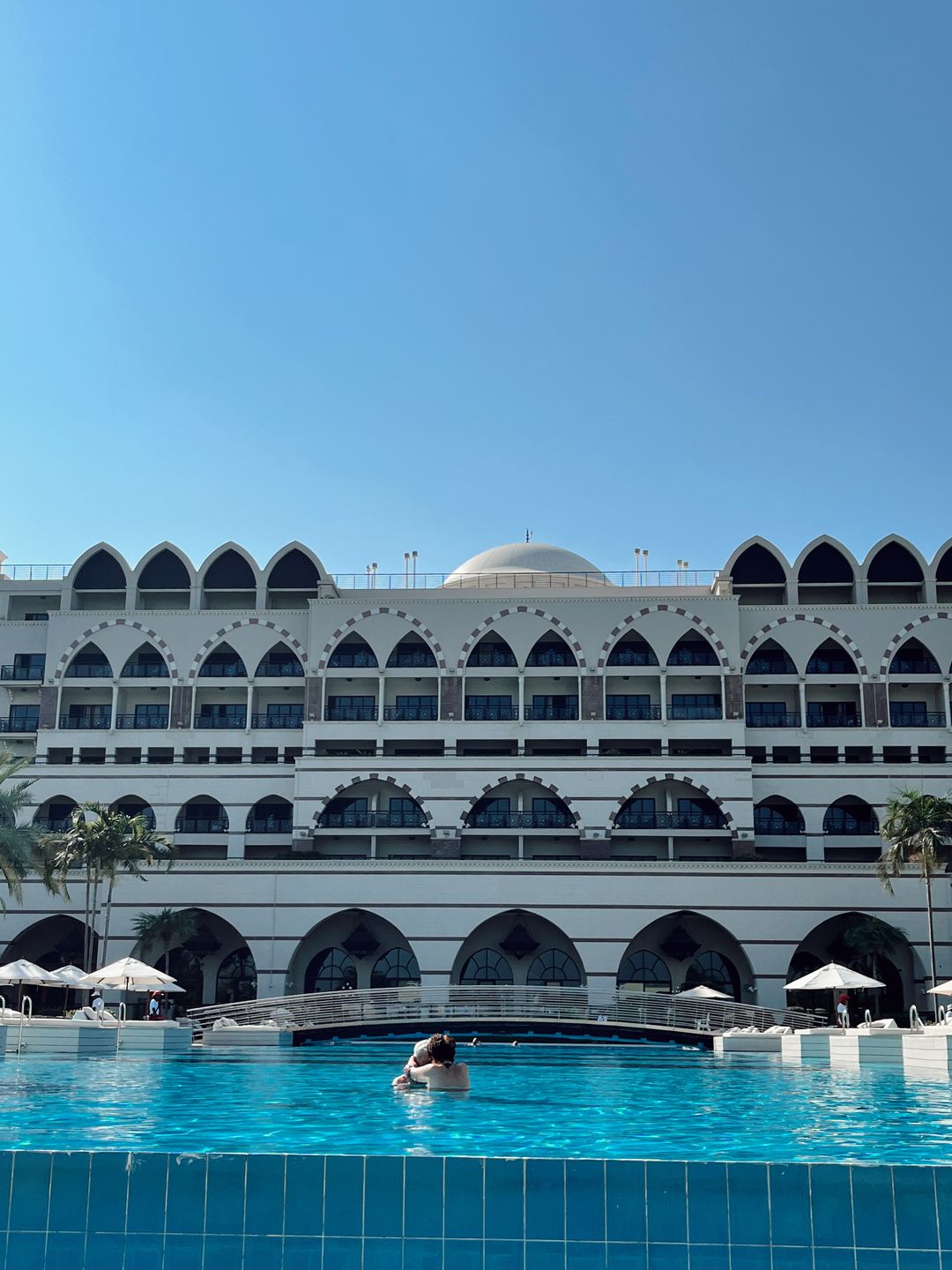 Jumeirah Zabeel Saray hotel's infinity pool