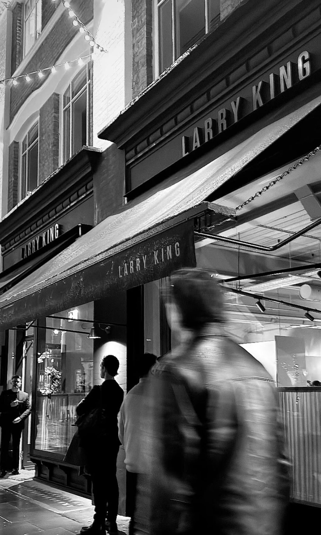 A photo of Larry King Marylebone Salon