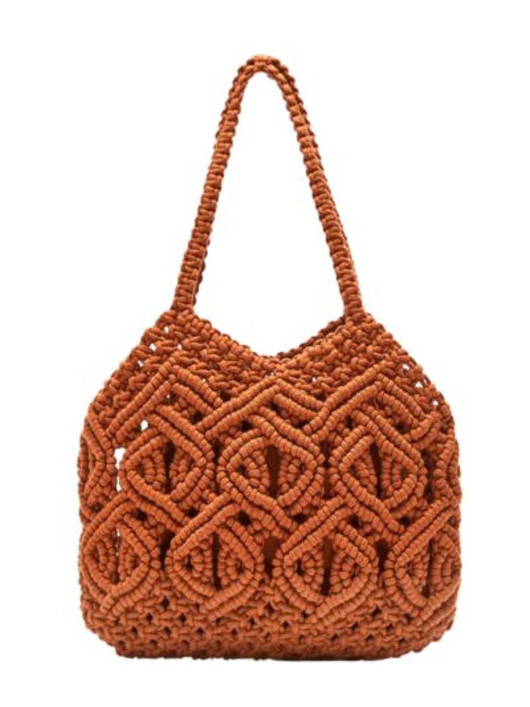 Crochet Duffle Bag by Regina: Make a simple navy-chic style backpack