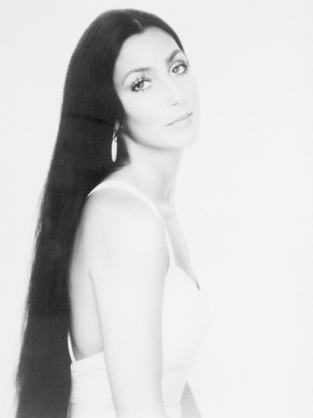 Cher with long hair 
