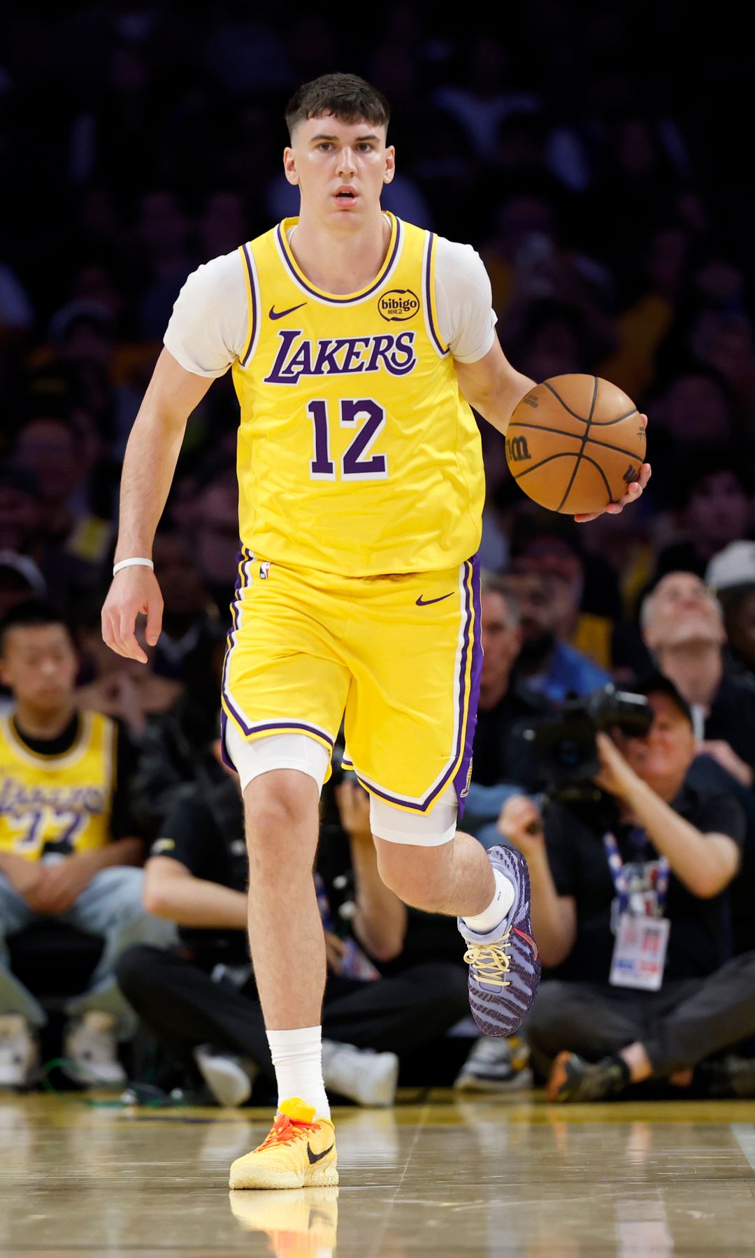 What has Jake LaRavia said about playing for the Lakers?