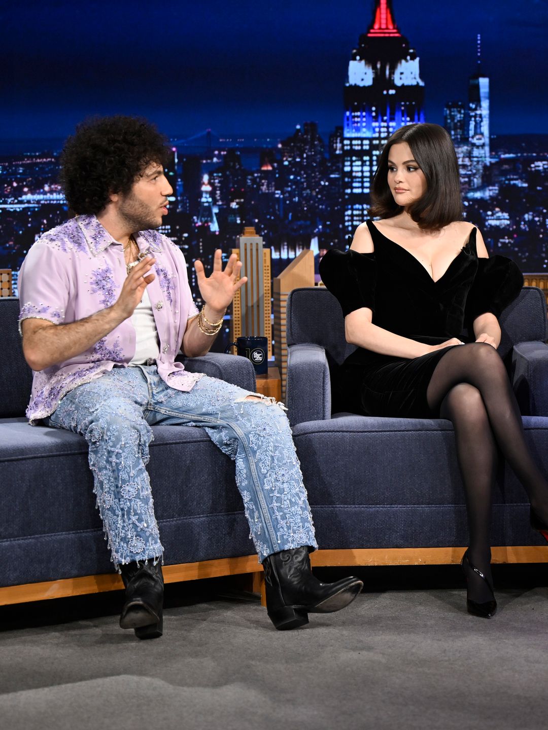 The couple sat down with Jimmy Fallon later that evening