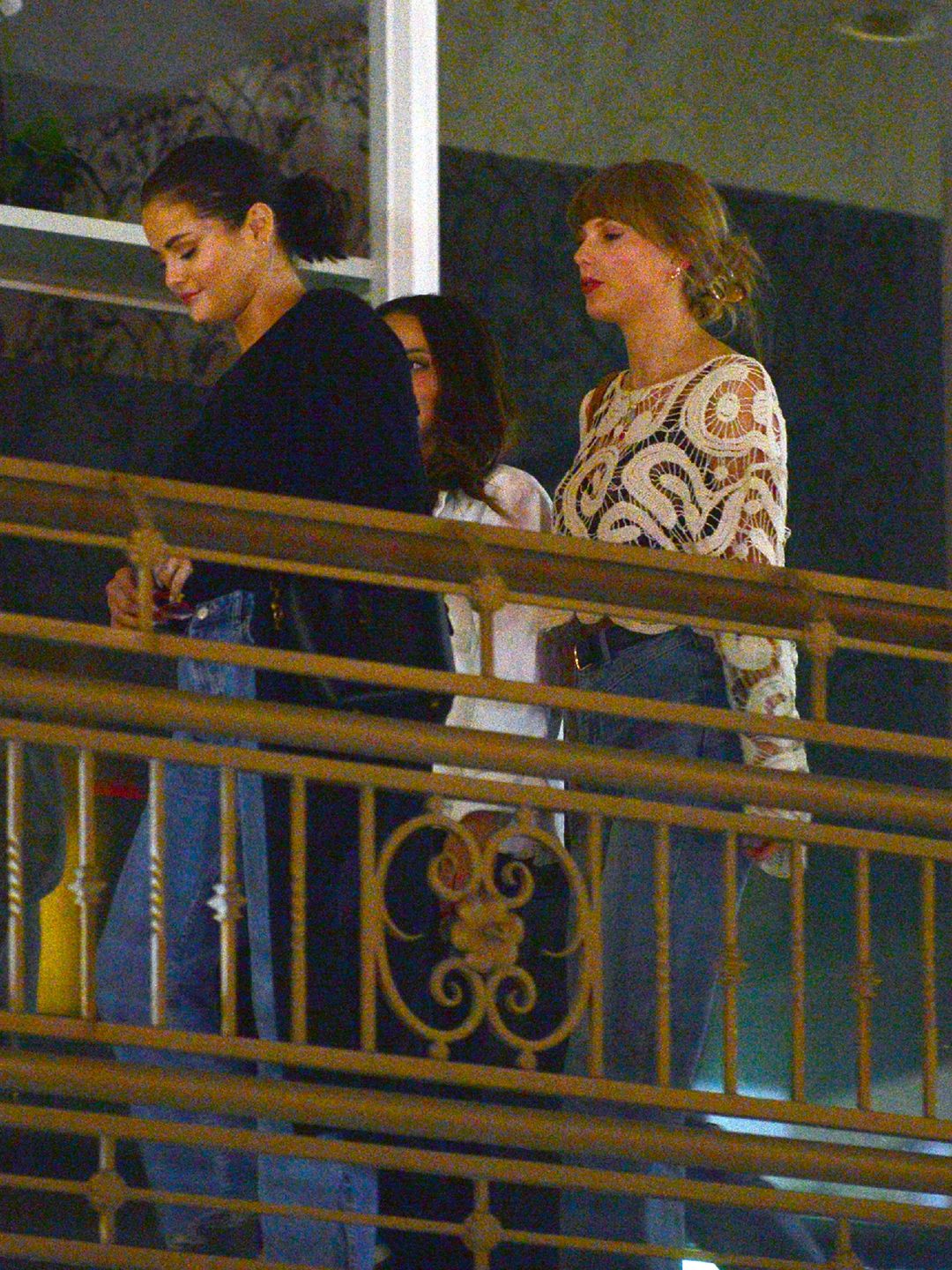 Taylor Swift and Selena Gomez were spotted at Sushi Park