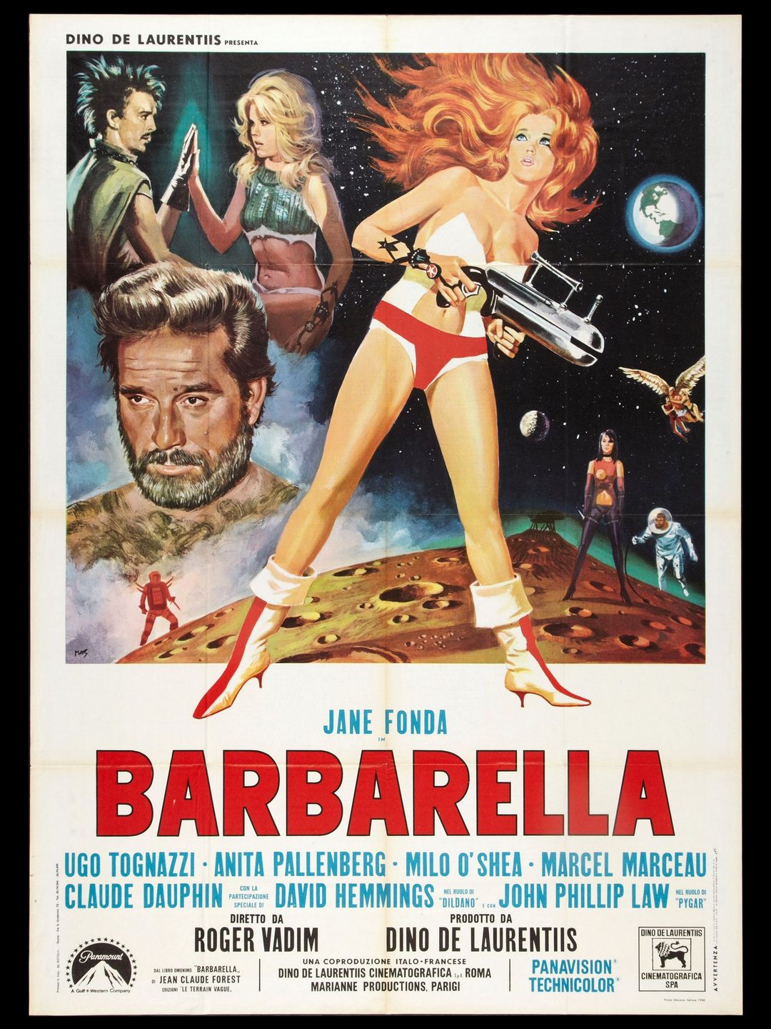 "Barbarella"1968 film poster